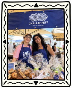 The ChallahFest 2025 booth